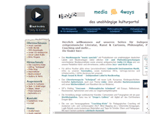Tablet Screenshot of media4ways.de